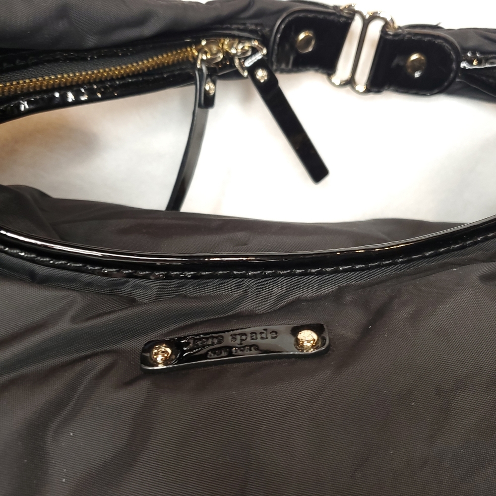 Kate Spade Black Nylon Baguette Shoulder Bag - Picture 4 of 13